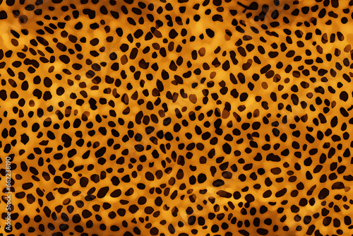 Abstract Seamless Cheetah Skin Pattern Background