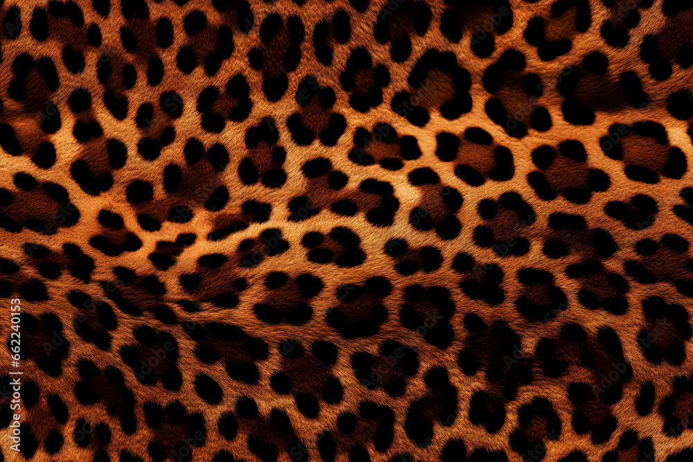 Leopard Skin Print Seamless Pattern Background Leopard Skin Print Seamless Pattern Background