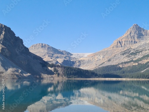 Bow Lake, Rocky Mountains, canada