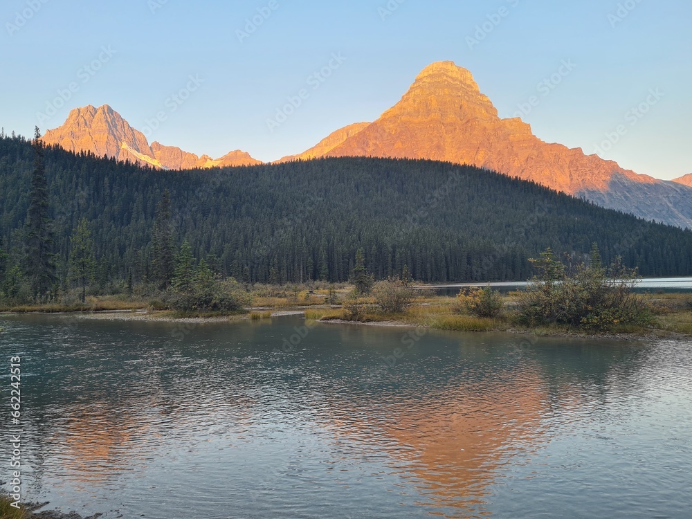 Waterfowl Lake , Rocky Mountains Canada


