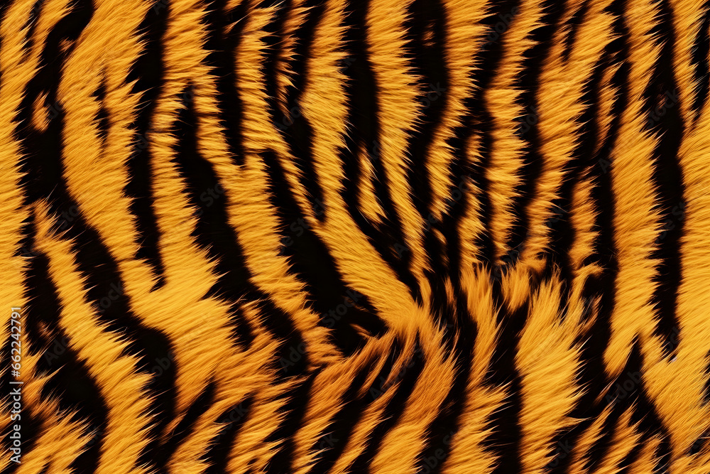 Realistic Tiger Skin Texture Pattern And Background Realistic Tiger Skin Texture Pattern And Background