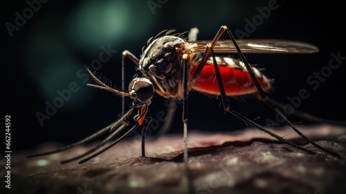 A close-up of the dengue fever mosquito © Putra