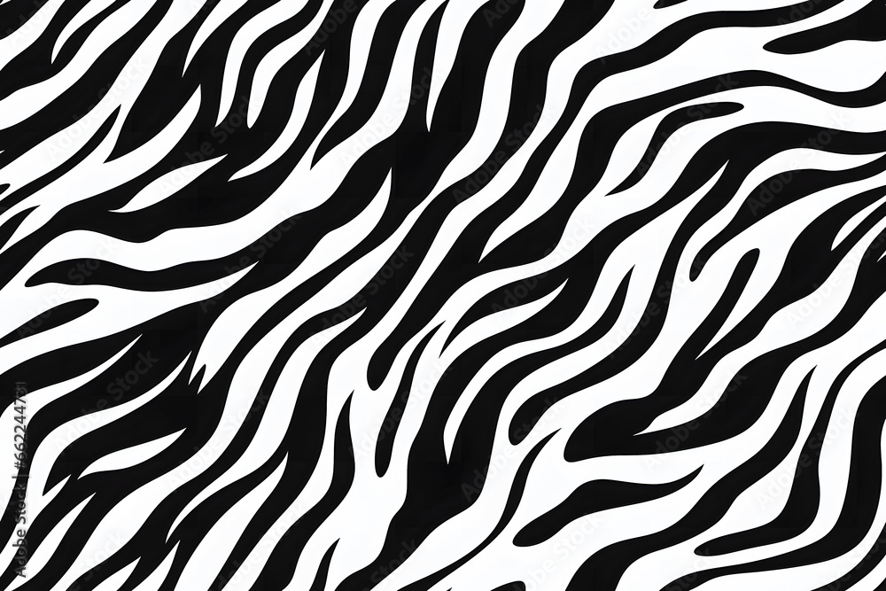 Abstract Seamless Zebra Skin Pattern Background Abstract Seamless Zebra Skin Pattern Background