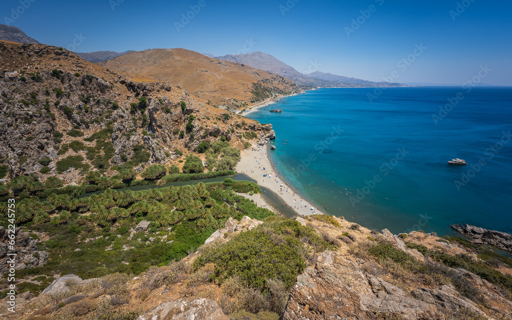 Palmenstrand von Preveli Kreta, 2023