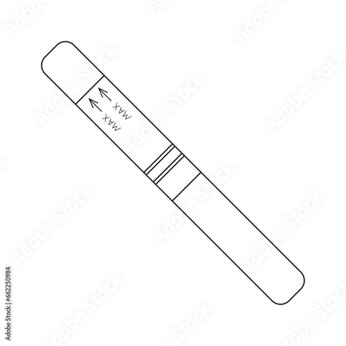 Vector illustration of a pregnancy test