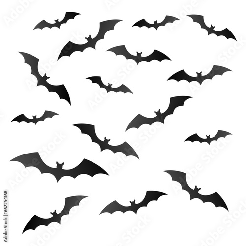 Hallowen pattern with scary bats. Vector seamless background. Ready for printing on textile and other seamless design.
