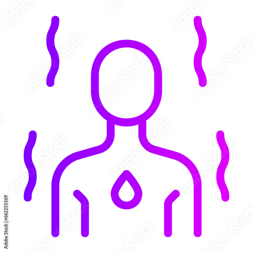 dehydration gradient icon