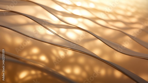 Mesh fabric laid flat with backlighting to show its transparency.