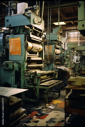 machine in factory