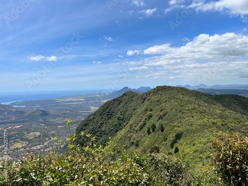 View on Black River National Park in Mauritius