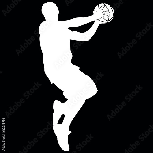 player silhouette vector