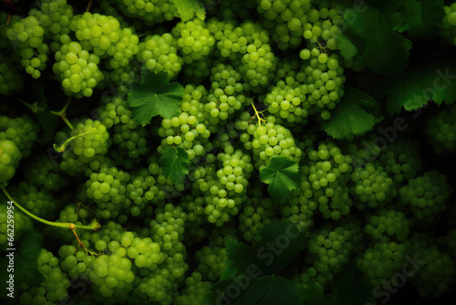 Fresh fruit brunch green grapes