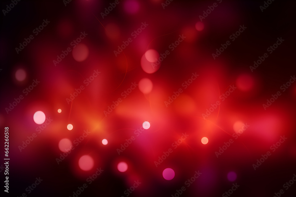 Bokeh light effect blurred abstract background, red and black, ai generative Bokeh light effect blurred abstract background, red and black, ai generative