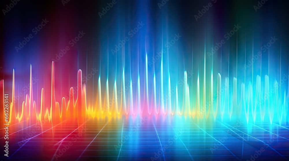 a colorful background with lines of light coming out of it. generative ai a colorful background with lines of light coming out of it. generative ai