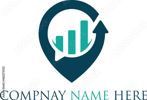 tracking financial tax logo design