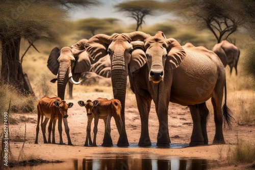 Majestic Giants and Grazing Herds: Wildlife Adventures in Kenya