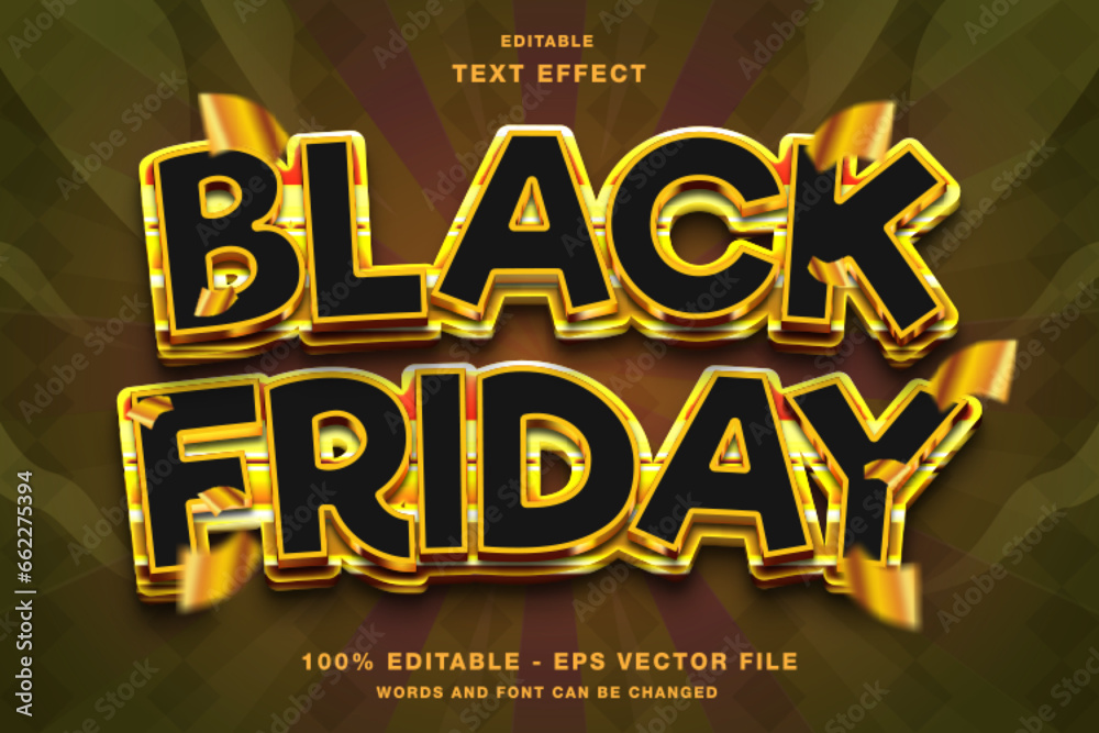 Black Friday Editable Text Effect Black Friday Editable Text Effect