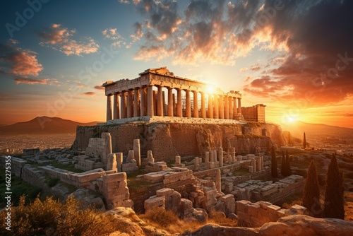 Sunrise Essence: Parthenon photo