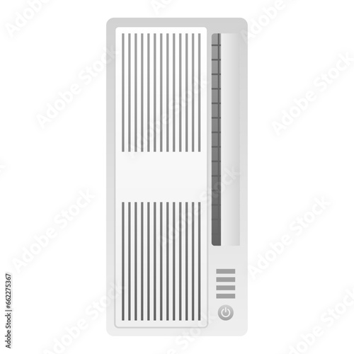 シンプルなイラスト_窓用エアコン