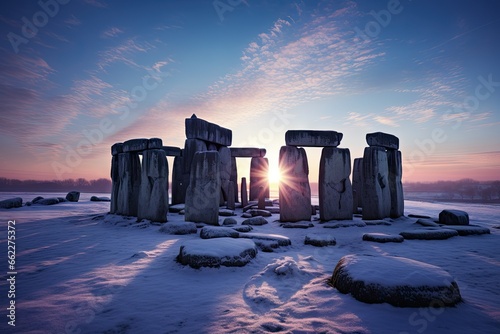 Winter Solstice at Stonehenge photo