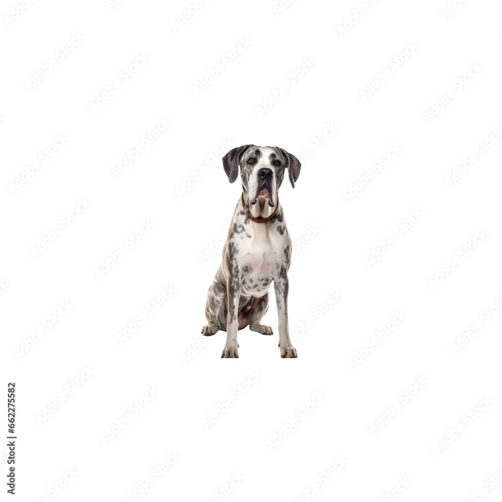 Great Dane dog breed no background