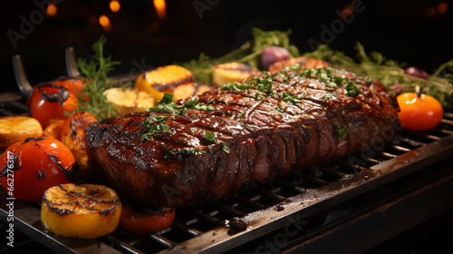  steak on a grill