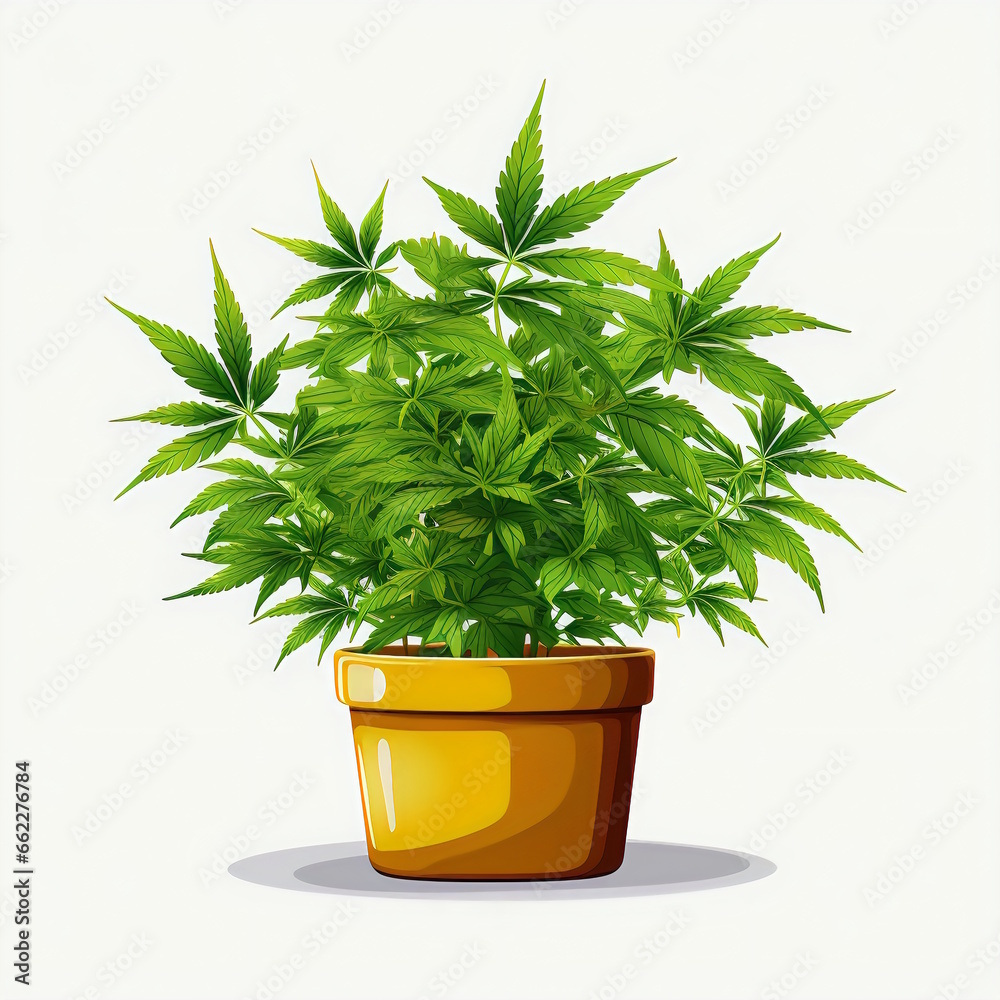 Set of Four Cannabis Leaves Vector Graphic Set of Four Cannabis Leaves Vector Graphic
