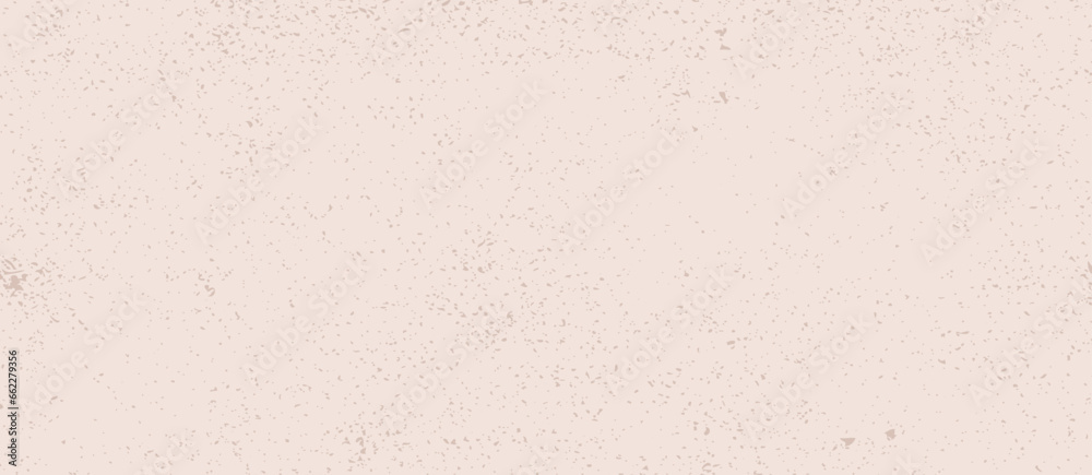 Minimalistic grainy eggshell paper texture. Vintage grunge background with speckles, dots, flecks and particles. Vector illustration - obrazy, fototapety, plakaty 