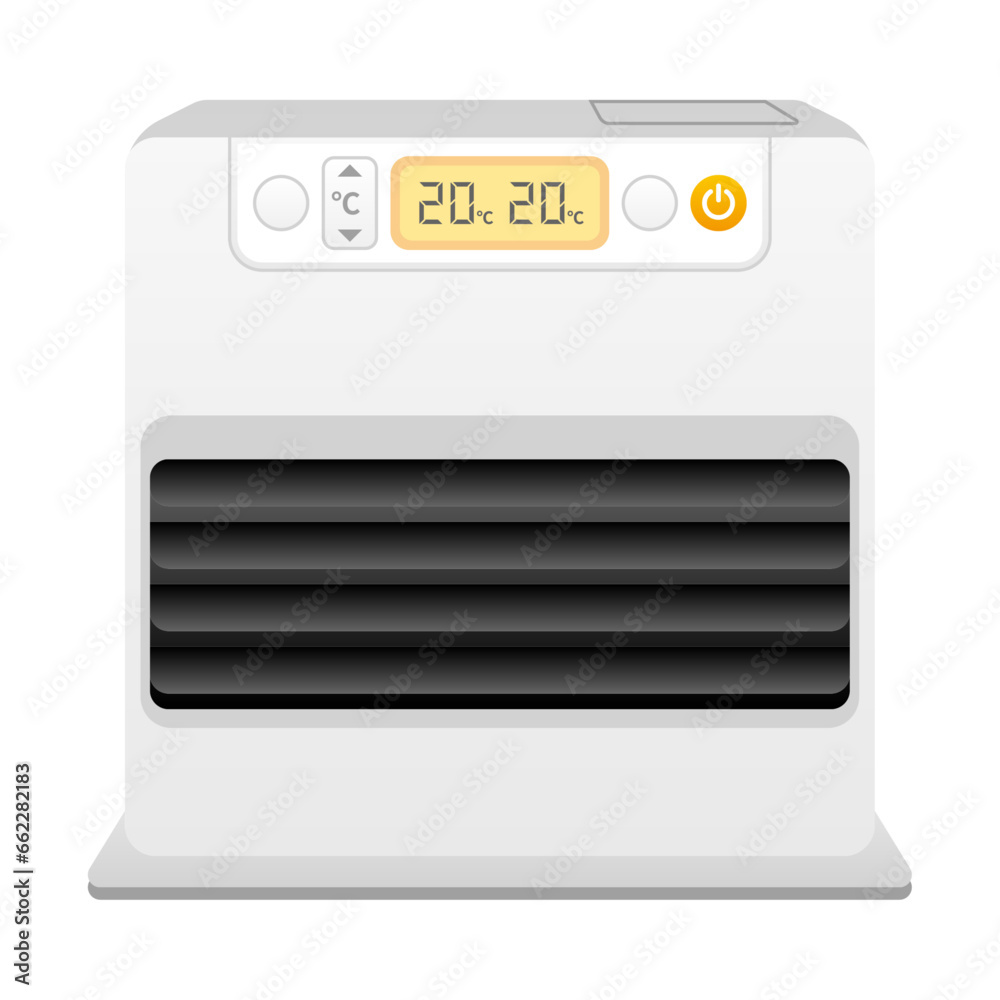 Obraz premium シンプルなイラスト_ファンヒーター
