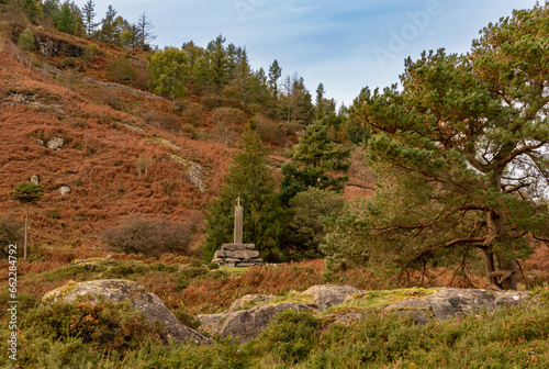 Views around Llyn Geirionydd in Autumn sunshine photo