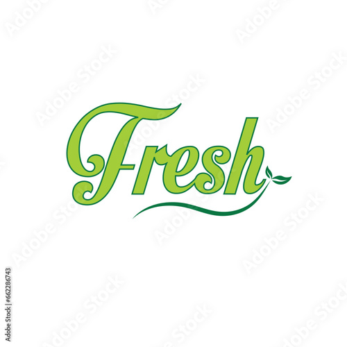 Fresh text design
