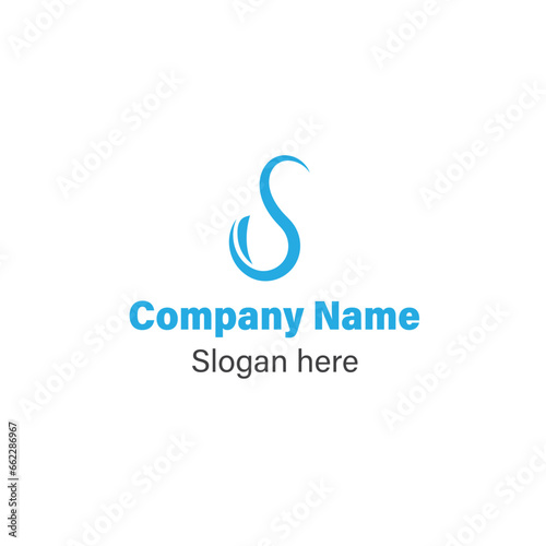 s letter logo design