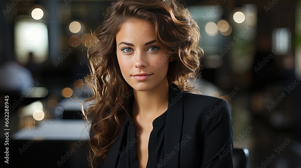 smiling corporate woman