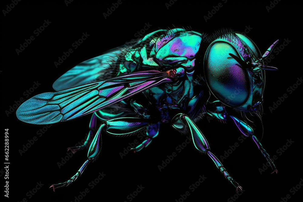 Fototapeta premium A common fly, close-up.