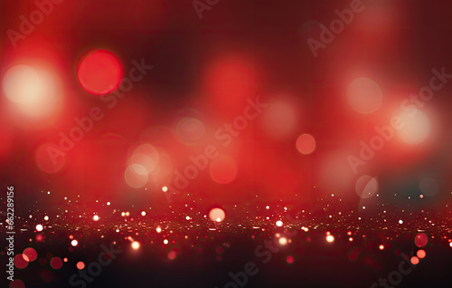 Shining red blur Christmas background