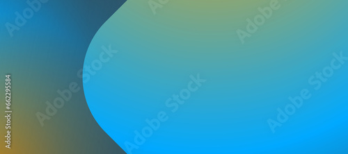 Light blue, green, yellow gradient blurred banner. geometric background with empty space
