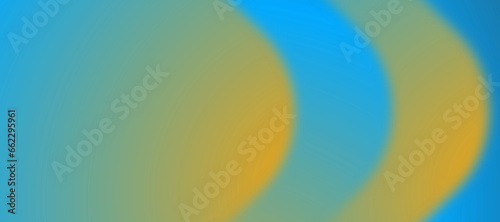 Light blue, green, yellow gradient blurred banner. geometric background with empty space