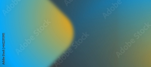 Light blue, green, yellow gradient blurred banner. geometric background with empty space
