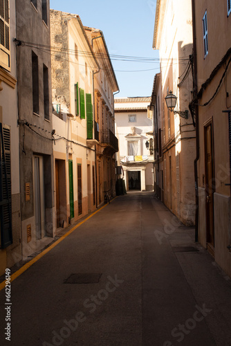 Stra  e Gasse Streetart Mallorca Spanien