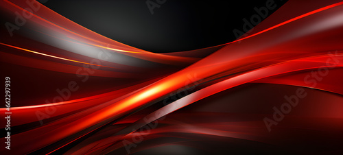Ai 3d neon light red gradient wave background, abstract neon wave background design.