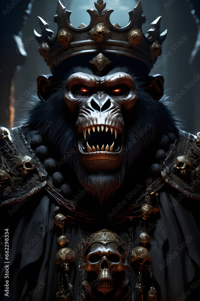 Sinister Ape: Crowned Lord of Skulls Sinister Ape: Crowned Lord of Skulls