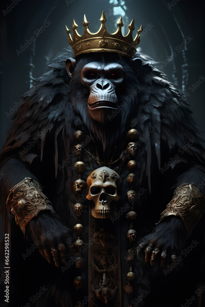 Sinister Ape: Crowned Lord of Skulls Sinister Ape: Crowned Lord of Skulls