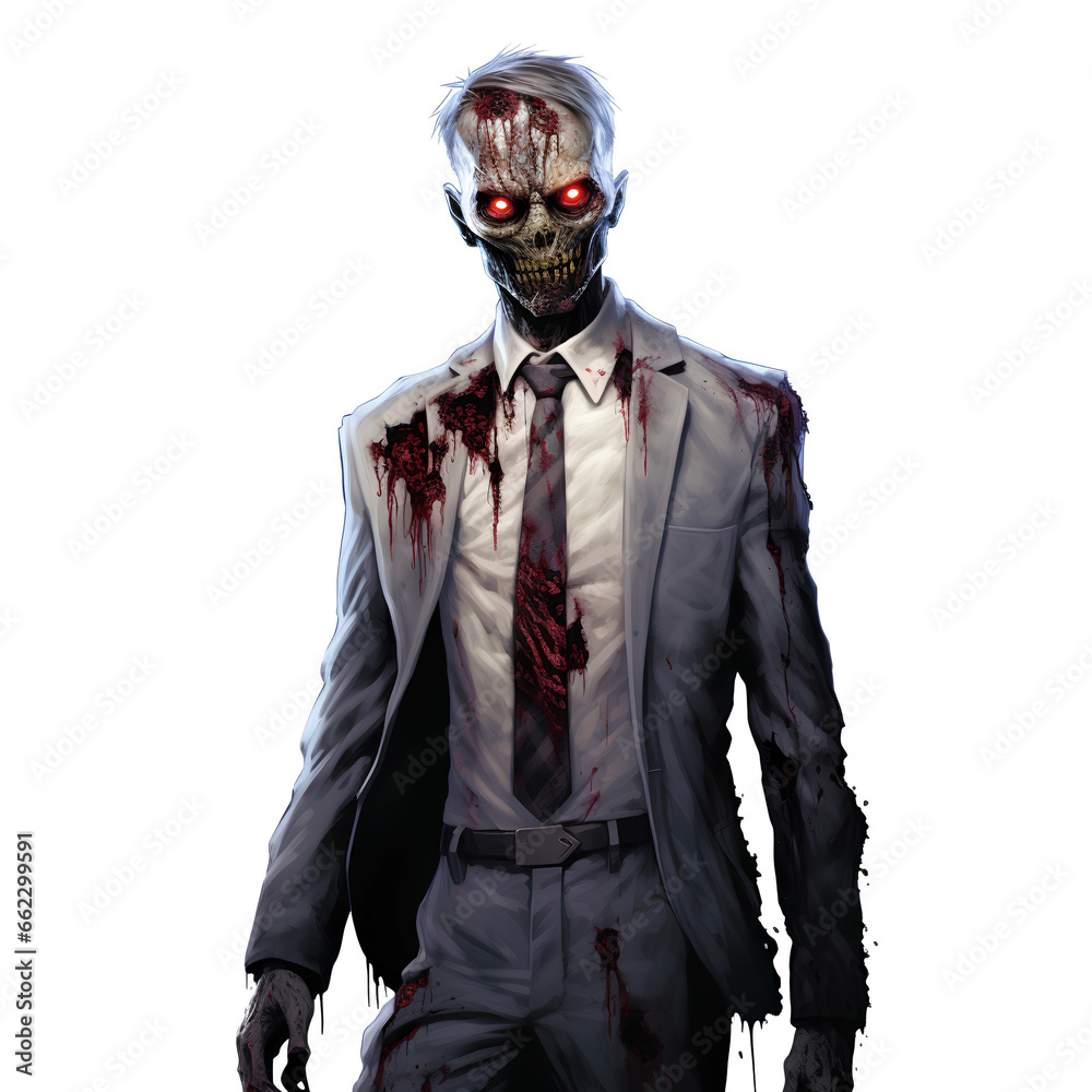 Zombies on transparent background PNG