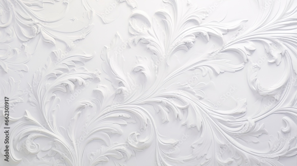 a close up of a white wall with a pattern on it. generative ai a close up of a white wall with a pattern on it. generative ai