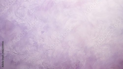  a purple and white background with a pattern of leaves on it. generative ai