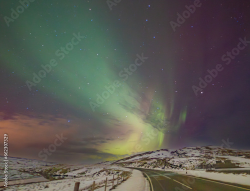 Road to Aurora Shetland