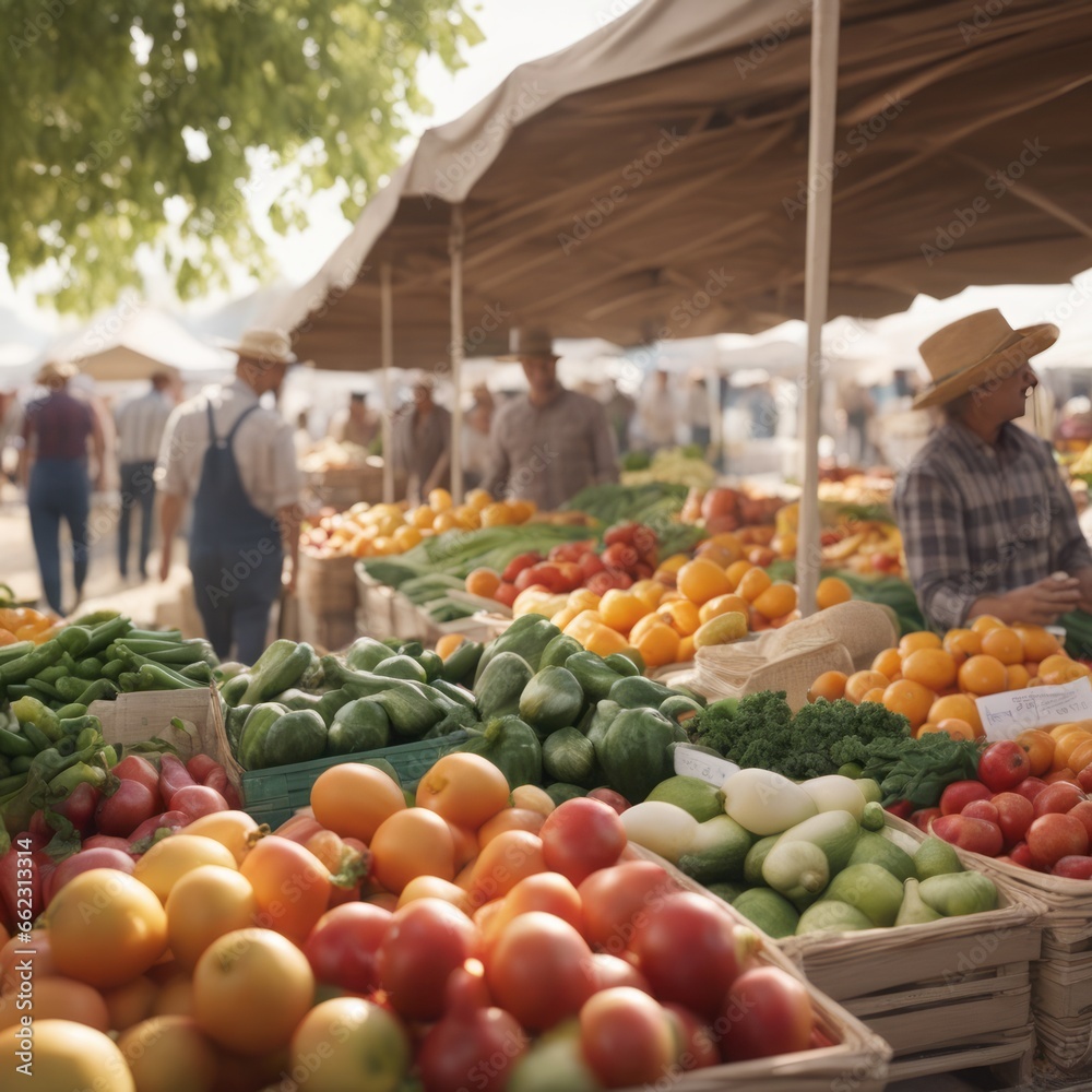 farmers at the farmers market. organic vegetables and fruits. farmers produce fresh produce and produce. organic food.farmers at the farmers market. organic vegetables and fruits. farmers produce fres
