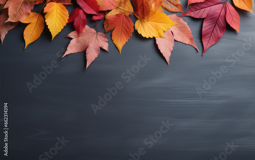 Autumn maple leaves background,created with Generative AI tecnology.