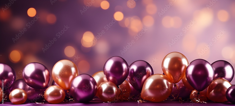 air balloons birthday party templatballoons falling confetti blurry background. Realistic Festive background with colorful air balloons birthday party templatballoons falling confetti blurry background. Realistic Festive background with colorful