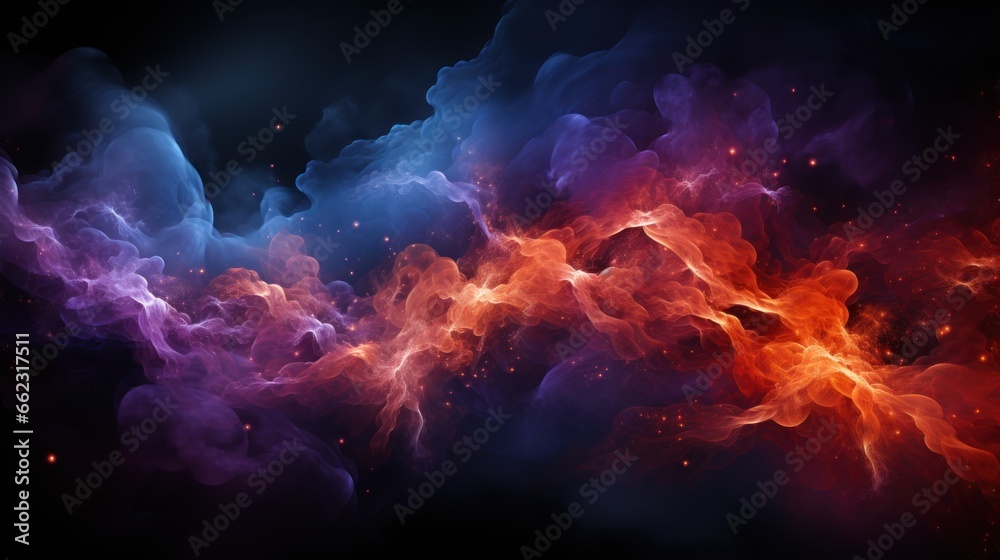 Smoke with particles Texture Background Wallpaper